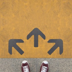 Arrows pointing ahead